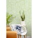 Stacy Garcia Home Peel &amp; Stick Etched Geometric Spring Green Wallpaper thumbnail image 3 of 5