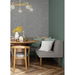 Stacy Garcia Home Peel &amp; Stick Etched Geometric Pewter Wallpaper thumbnail image 5 of 5