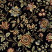 Stacy Garcia Home Peel & Stick Jacobean Floral Trail Ebony Wallpaper