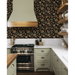 Stacy Garcia Home Peel &amp; Stick Jacobean Floral Trail Ebony Wallpaper thumbnail image 3 of 7