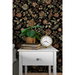 Stacy Garcia Home Peel &amp; Stick Jacobean Floral Trail Ebony Wallpaper thumbnail image 4 of 7