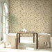 Stacy Garcia Home Peel &amp; Stick Jacobean Floral Trail Latte Wallpaper thumbnail image 6 of 7