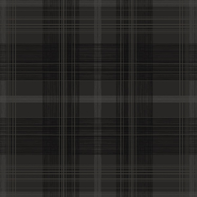 Stacy Garcia Home Peel &amp; Stick Crossroads Plaid Wrought Iron Wallpaper image 1 of 6