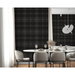 Stacy Garcia Home Peel &amp; Stick Crossroads Plaid Wrought Iron Wallpaper thumbnail image 2 of 6