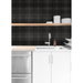 Stacy Garcia Home Peel &amp; Stick Crossroads Plaid Wrought Iron Wallpaper thumbnail image 4 of 6