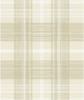 Stacy Garcia Home Peel & Stick Crossroads Plaid Sand Dollar Wallpaper