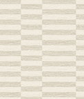 Stacy Garcia Home Peel & Stick Faux Woven Stripe Natural Wallpaper