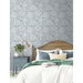 Stacy Garcia Home Peel &amp; Stick Faux Grass Floral Bluestone Wallpaper thumbnail image 5 of 6