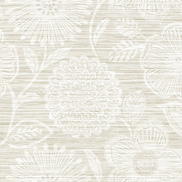 Stacy Garcia Home Peel & Stick Faux Grass Floral Sand Wallpaper