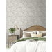 Stacy Garcia Home Peel &amp; Stick Faux Grass Floral Harbor Grey Wallpaper thumbnail image 5 of 6