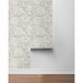 Stacy Garcia Home Peel &amp; Stick Faux Grass Floral Harbor Grey Wallpaper thumbnail image 6 of 6