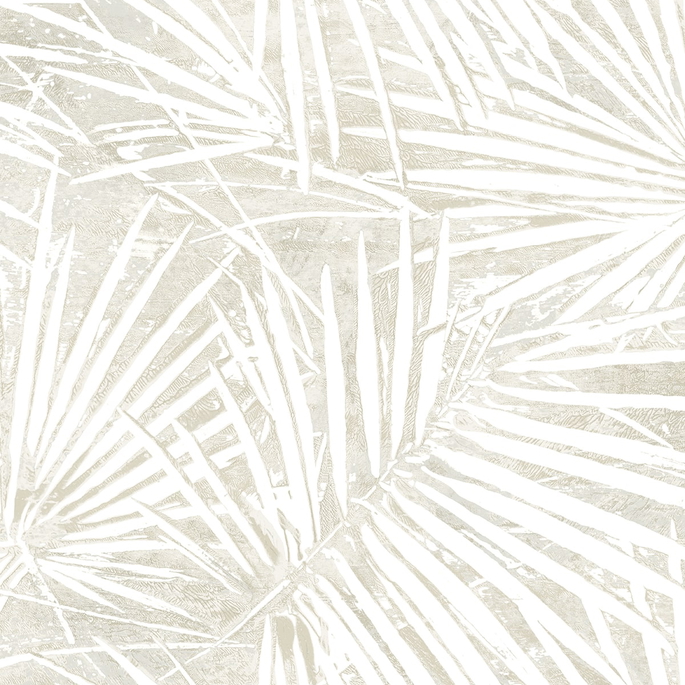 Stacy Garcia Home Peel &amp; Stick Fossil Palm Natural Wallpaper image 1 of 6