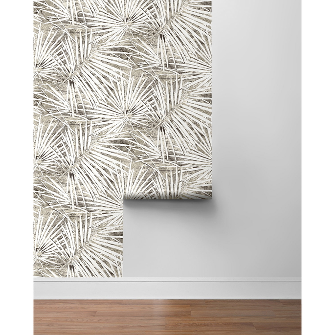 Stacy Garcia Home Peel &amp; Stick Fossil Palm Pavestone Wallpaper image 6 of 6