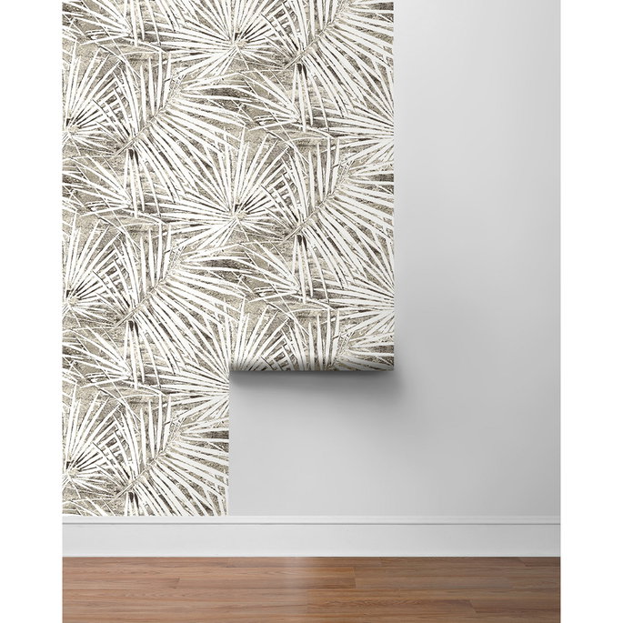 Stacy Garcia Home Peel &amp; Stick Fossil Palm Pavestone Wallpaper image 6 of 6