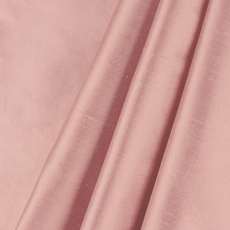 Premium Blush Silk Shantung Fabric