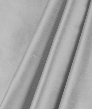 Premium Slate Silk Shantung Fabric