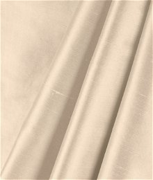 Premium Cream Silk Shantung Fabric