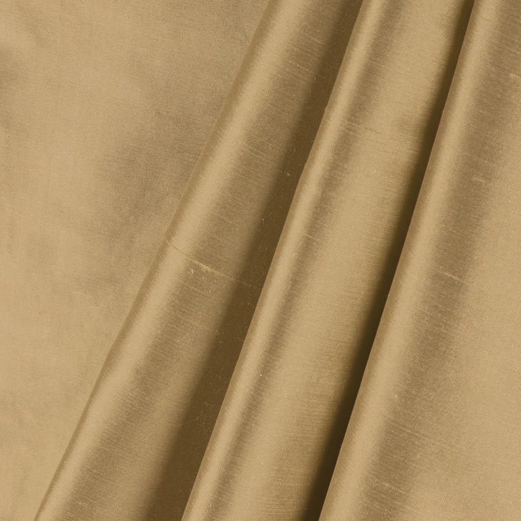 Premium Gold Silk Shantung Fabric