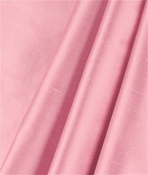 Premium Pink Silk Shantung Fabric