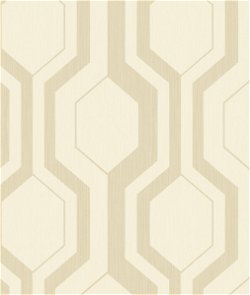 Seabrook Designs Slate Hill Taupe & Off-White Wallpaper