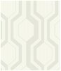 Seabrook Designs Slate Hill Metallic Silver & White Wallpaper