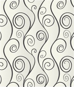 Seabrook Designs Maple Springs Black & White Wallpaper