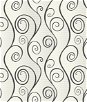 Seabrook Designs Maple Springs Black & White Wallpaper