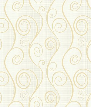 Seabrook Designs Maple Springs White & Metallic Gold Wallpaper