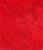 Red Shag Fur Fabric