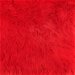 Red Shag Fur Fabric thumbnail image 1 of 2