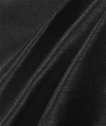 Black Shantung Satin Fabric