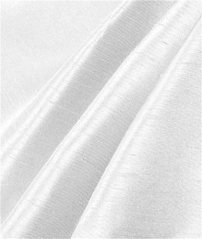 White Shantung Satin Fabric