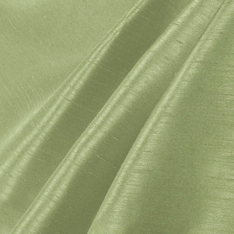 Sage Shantung Satin Fabric