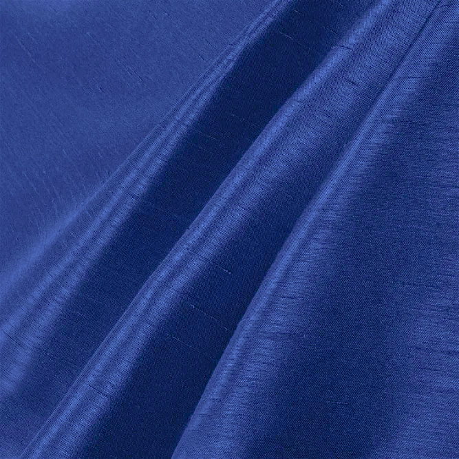 Royal Blue Shantung Satin Fabric