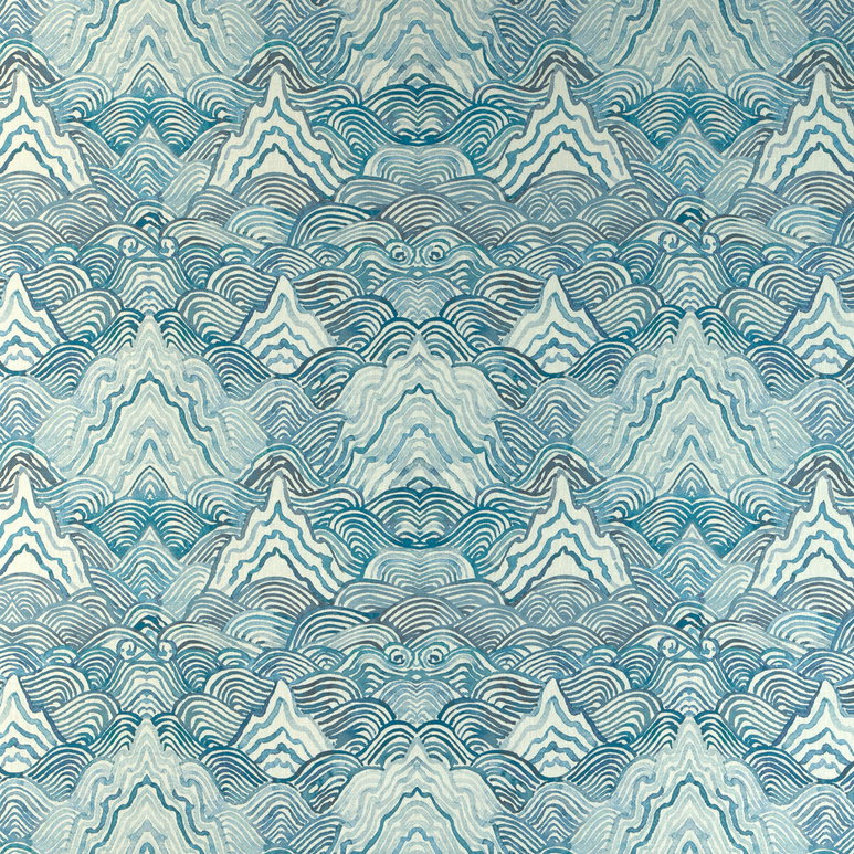 Kravet Shangri La Indigo Fabric