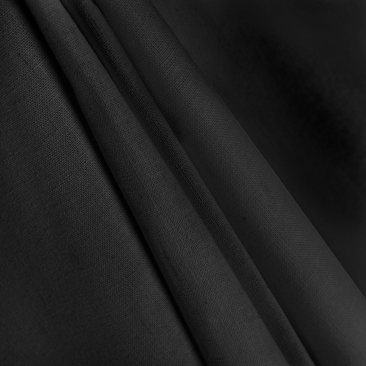 Black Cotton Sheeting Fabric | OnlineFabricStore