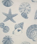 Premier Prints Shells Pacific Canvas Fabric