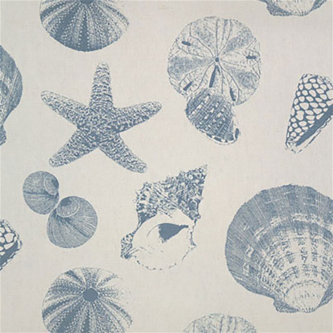 Premier Prints Shells Pacific Canvas Fabric