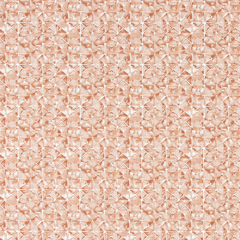 Angela Harris Shibori Triangle Clay Luxe Canvas Fabric