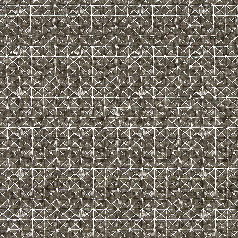 Angela Harris Shibori Triangle Jet Luxe Canvas Fabric