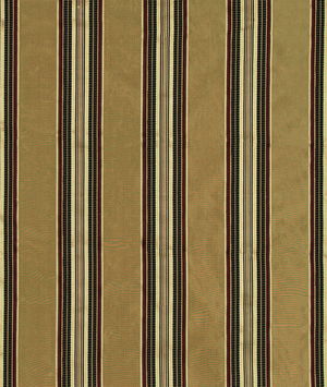 RK Classics Martha Silk Satin Stripe Golden Fabric