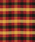 RK Classics Patty Silk Dupioni Plaid Ruby Maroon Fabric