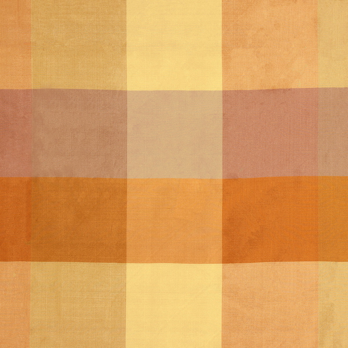 RK Classics Roselyn Silk Dupioni Plaid Peach Fabric image 1 of 2