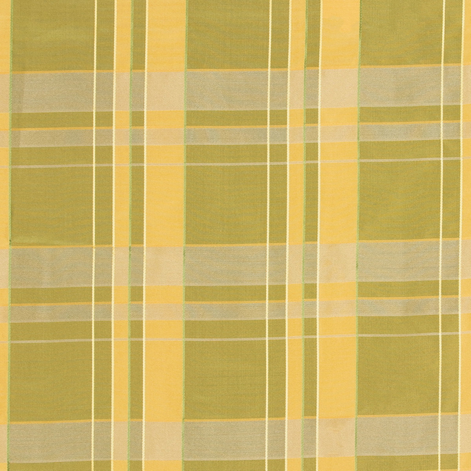 RK Classics Rebecca Silk Satin Plaid Apple Fabric image 1 of 2