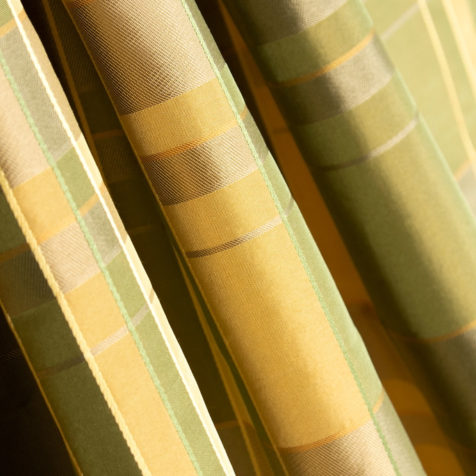 RK Classics Rebecca Silk Satin Plaid Apple Fabric image 2 of 2
