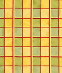 RK Classics Aisha Silk Satin Check Yellow Fabric