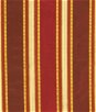 RK Classics Bess Silk Satin Stripe Burgundy Brown Fabric