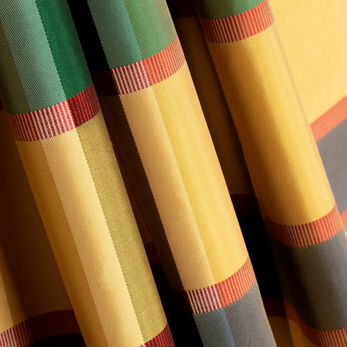 RK Classics Harper Textured Silk Plaid Primary Gold Fabric image 2 of 2