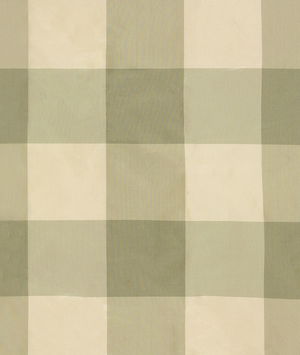 RK Classics Olivia Silk Taffeta Plaid Moss Green Fabric