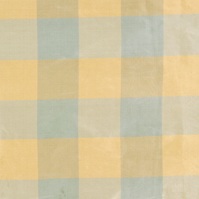RK Classics Amelia Silk Taffeta Plaid Pastel Blue Fabric image 1 of 2
